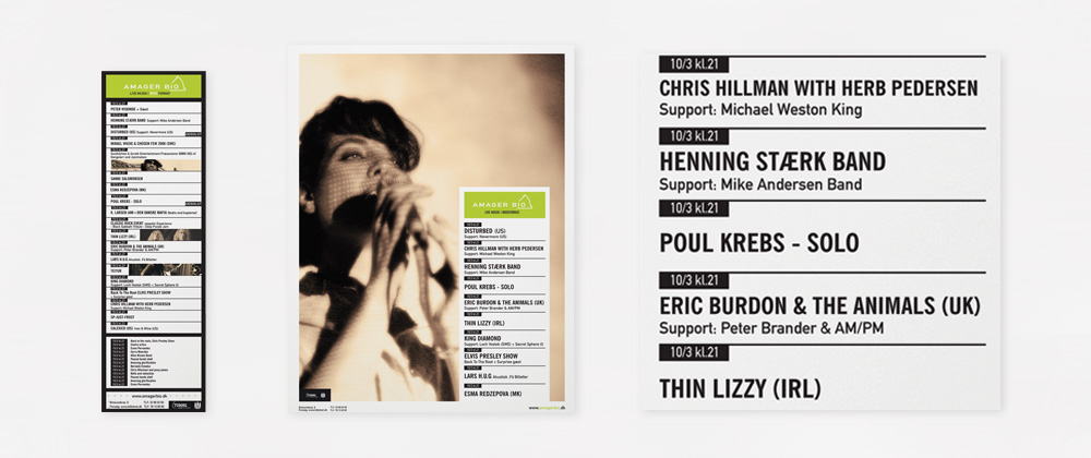 Amager Bio:  in use on posters and news listing