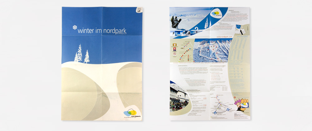 Nordpark:  poster graphic and flyer