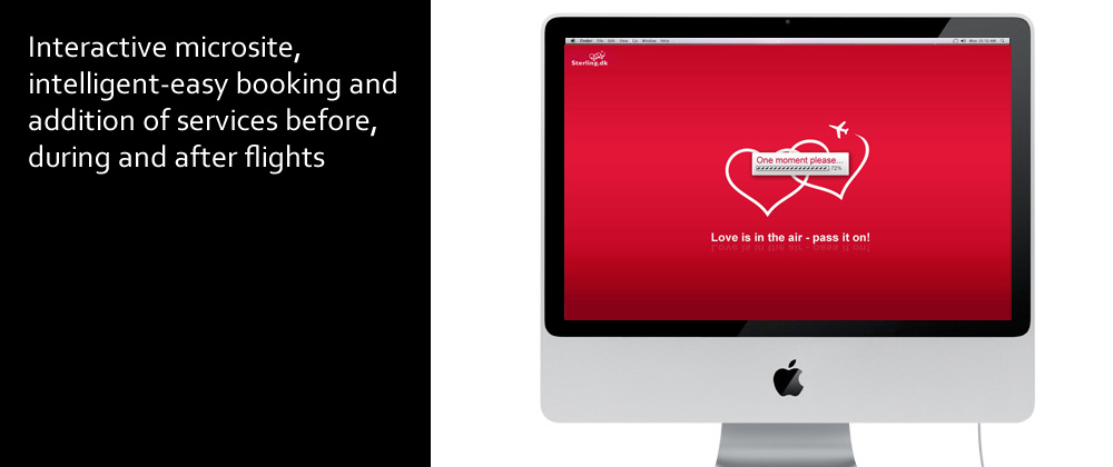 Sterling Airlines:  website portal
