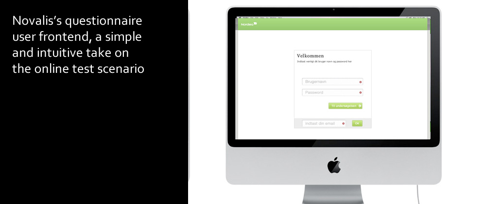 Novalis: User Frontend Questionnaire Login Form Novalis: User Frontend Questionnaire Login Form