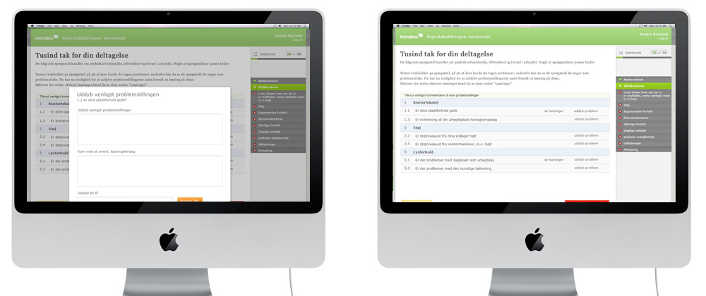 Novalis: User Frontend Questionnaire Modal Dialogue And End Reporting Novalis: User Frontend Questionnaire Modal Dialogue And End Reporting