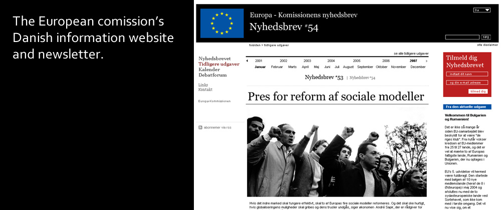 The European Commission: website with dynamic archive The European Commission: website with dynamic archive
